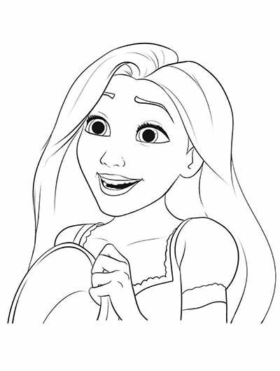 160+ Rapunzel Coloring Pages: Let Your Imagination Flow 147