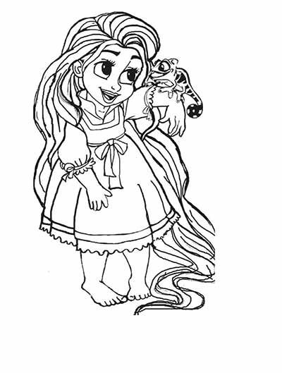 160+ Rapunzel Coloring Pages: Let Your Imagination Flow 148