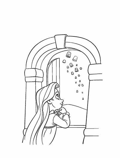 160+ Rapunzel Coloring Pages: Let Your Imagination Flow 151