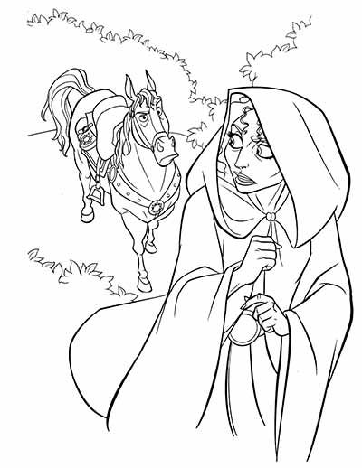 160+ Rapunzel Coloring Pages: Let Your Imagination Flow 155