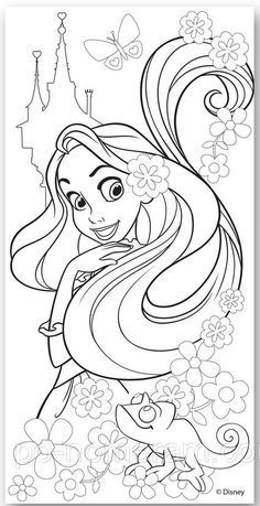 160+ Rapunzel Coloring Pages: Let Your Imagination Flow 163