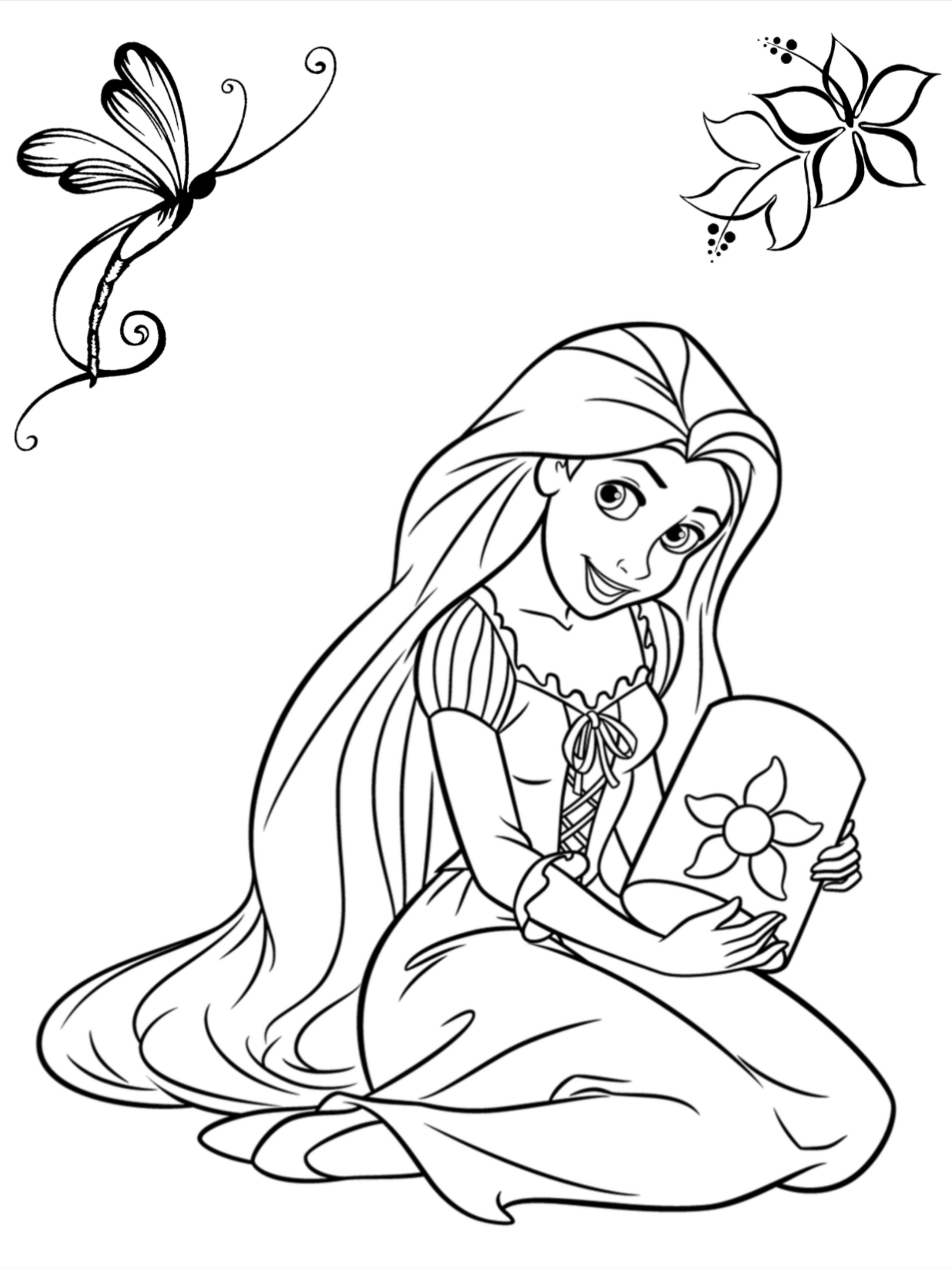 160+ Rapunzel Coloring Pages: Let Your Imagination Flow 2