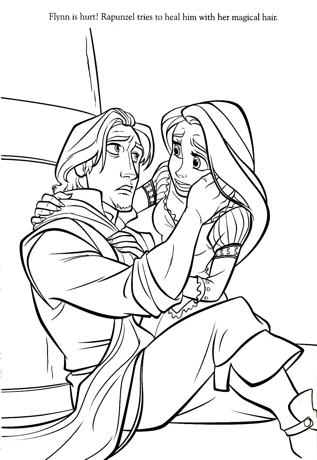 160+ Rapunzel Coloring Pages: Let Your Imagination Flow 20