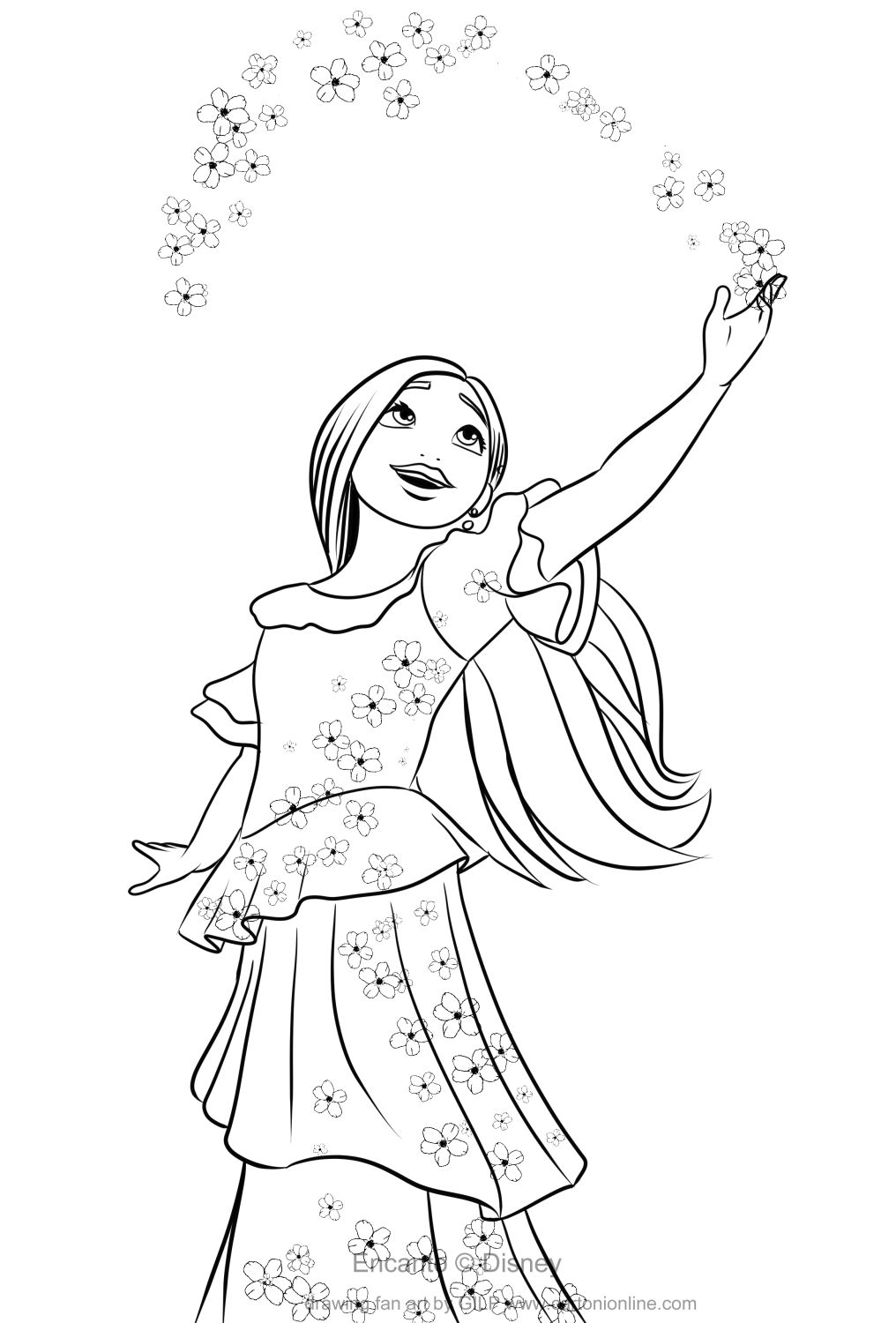 160+ Rapunzel Coloring Pages: Let Your Imagination Flow 24