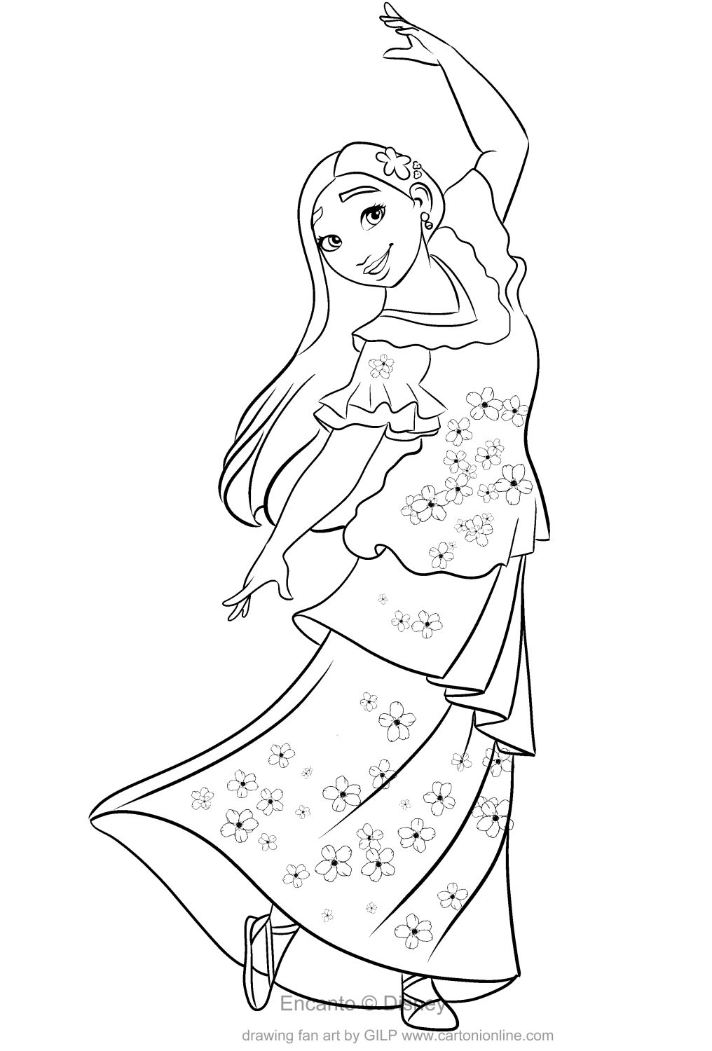 160+ Rapunzel Coloring Pages: Let Your Imagination Flow 25