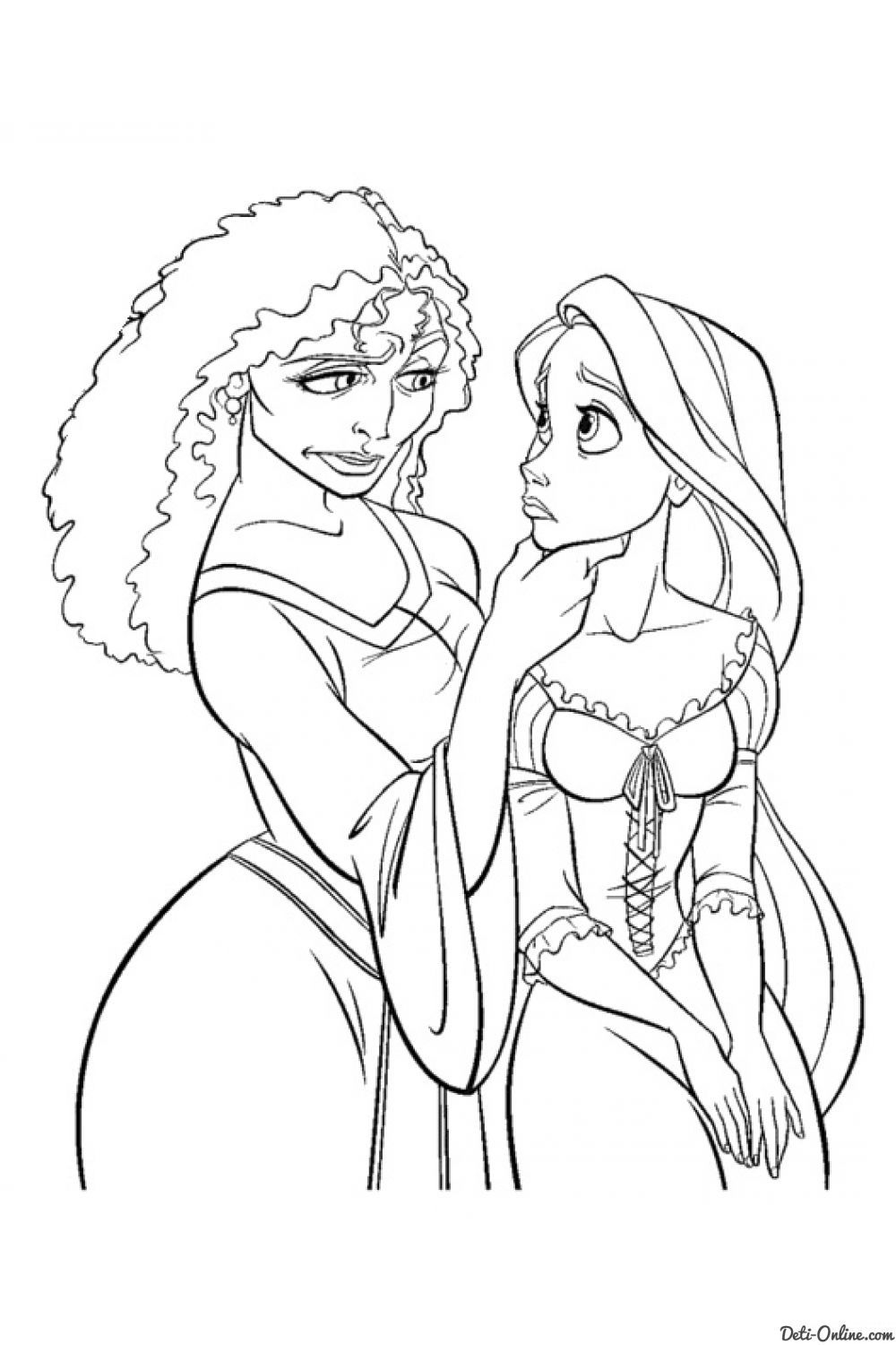 160+ Rapunzel Coloring Pages: Let Your Imagination Flow 27