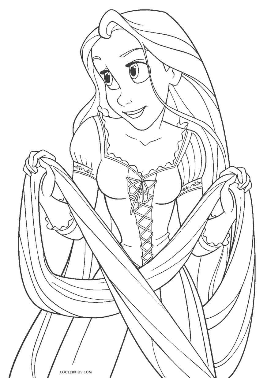 160+ Rapunzel Coloring Pages: Let Your Imagination Flow 39