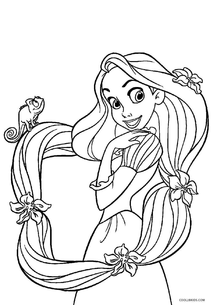 160+ Rapunzel Coloring Pages: Let Your Imagination Flow 40