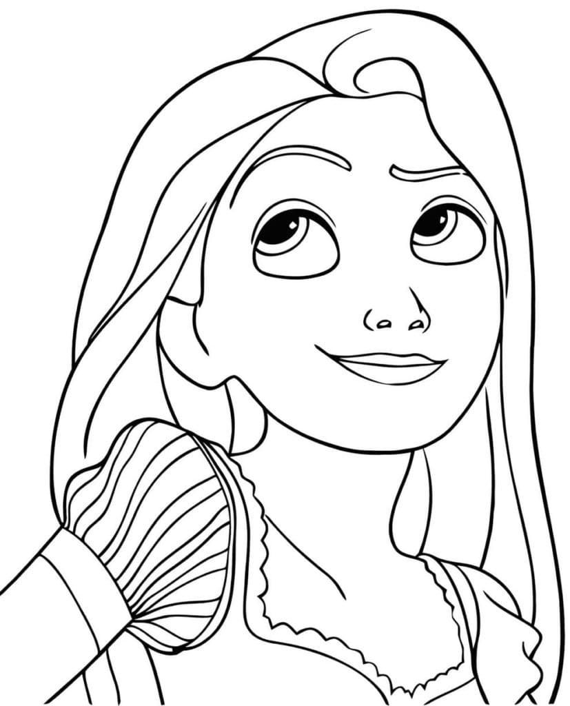 160+ Rapunzel Coloring Pages: Let Your Imagination Flow 51