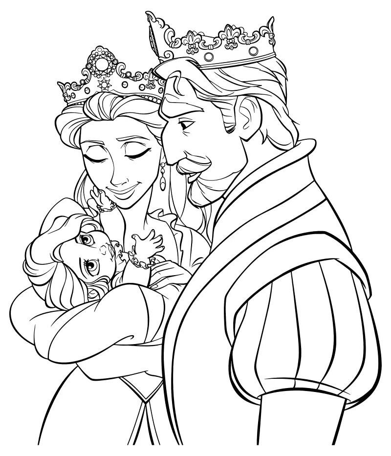 160+ Rapunzel Coloring Pages: Let Your Imagination Flow 63