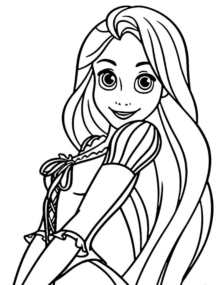 160+ Rapunzel Coloring Pages: Let Your Imagination Flow 67