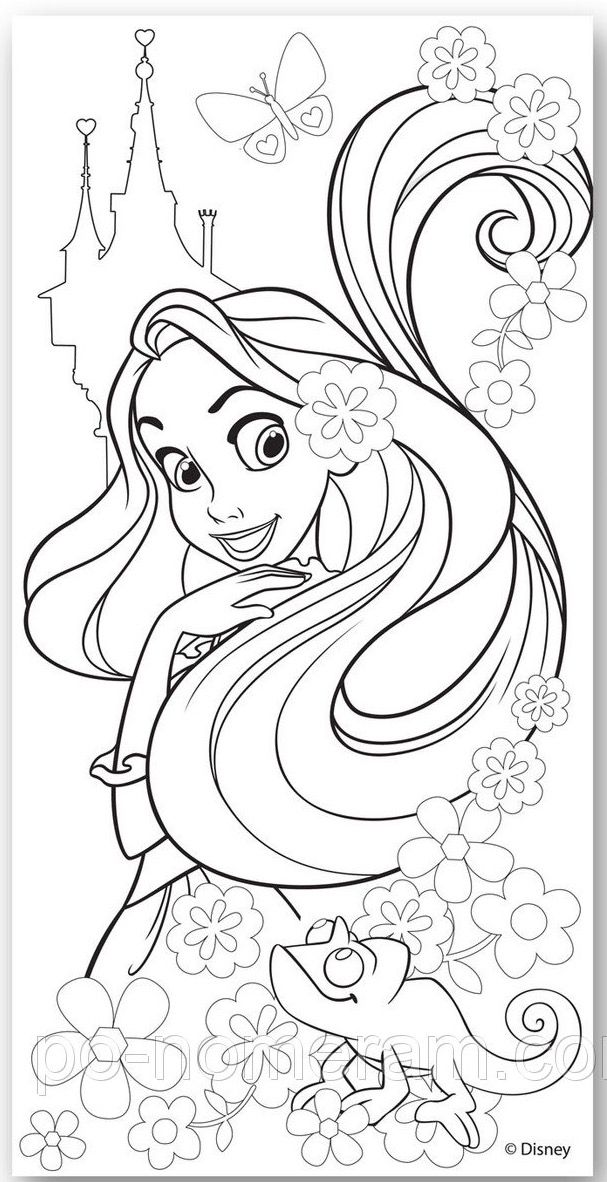 160+ Rapunzel Coloring Pages: Let Your Imagination Flow 68