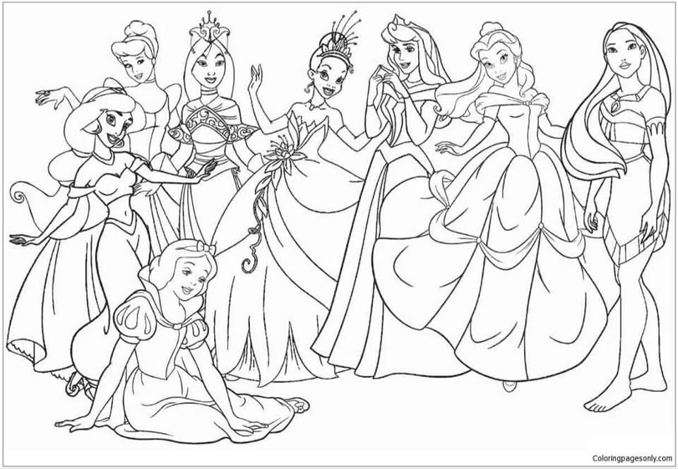 160+ Rapunzel Coloring Pages: Let Your Imagination Flow 73