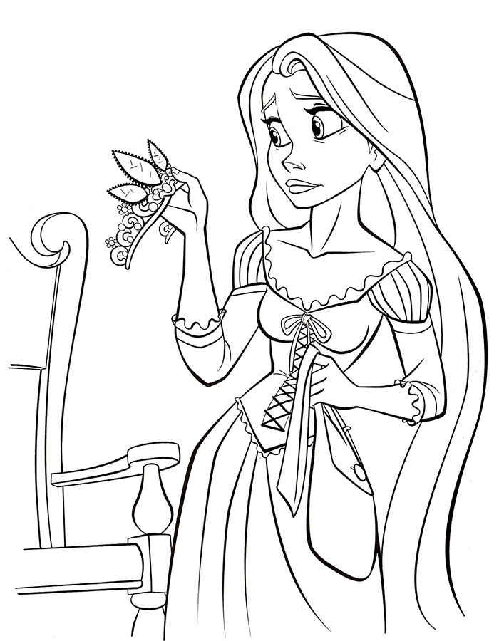 160+ Rapunzel Coloring Pages: Let Your Imagination Flow 75