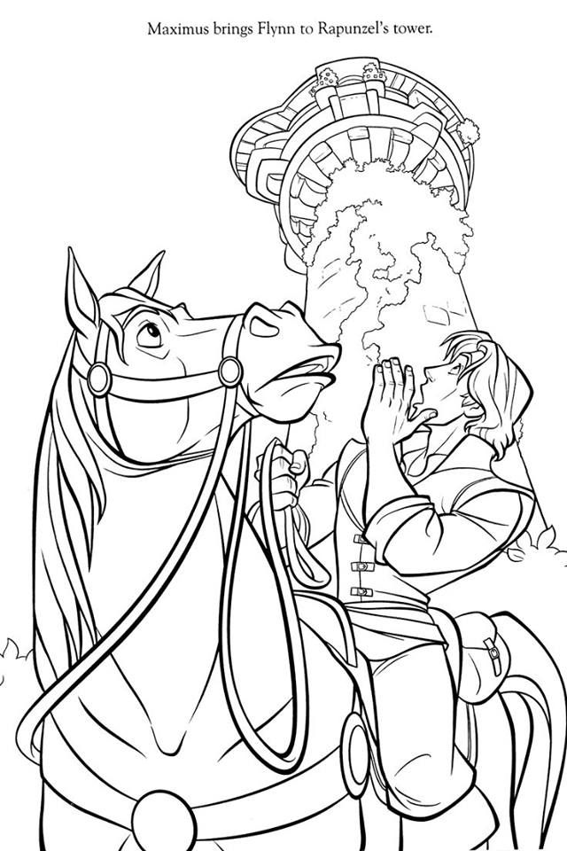 160+ Rapunzel Coloring Pages: Let Your Imagination Flow 80