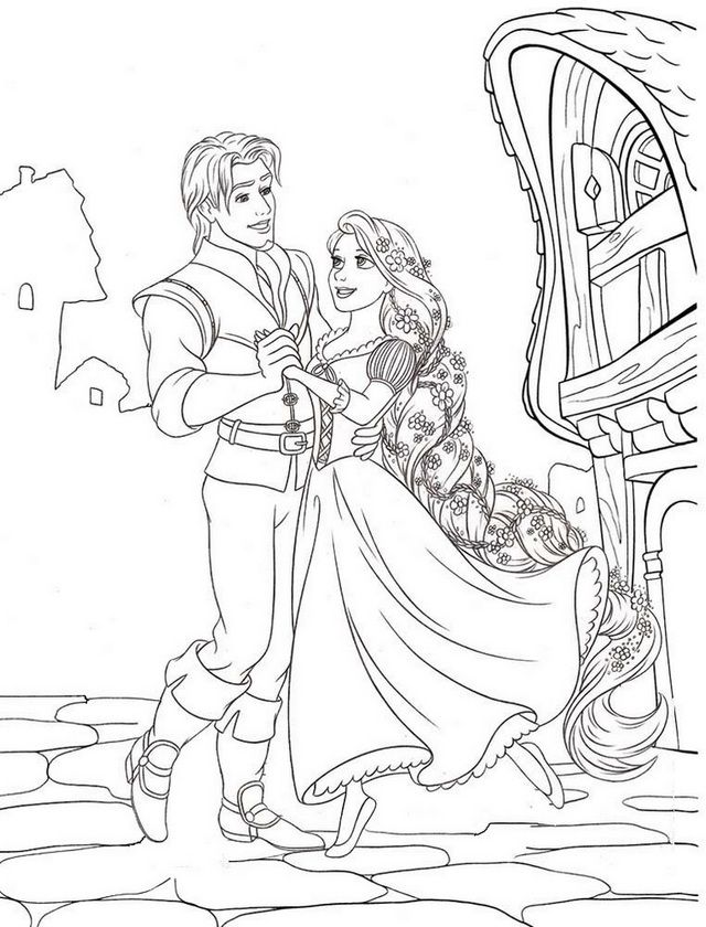 160+ Rapunzel Coloring Pages: Let Your Imagination Flow 89