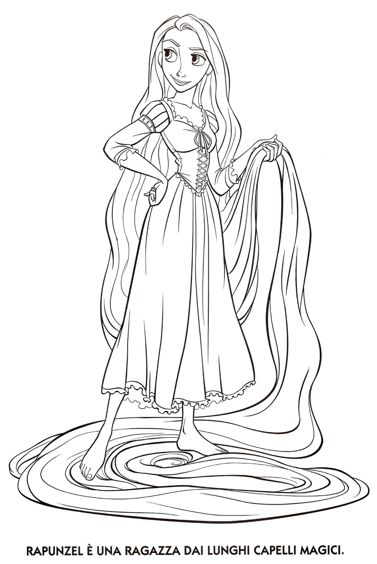 160+ Rapunzel Coloring Pages: Let Your Imagination Flow 9