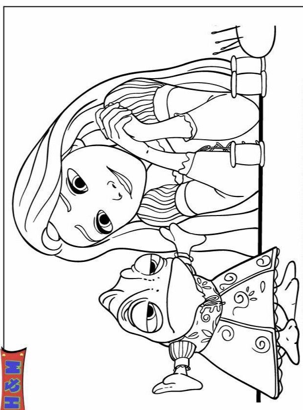 160+ Rapunzel Coloring Pages: Let Your Imagination Flow 92