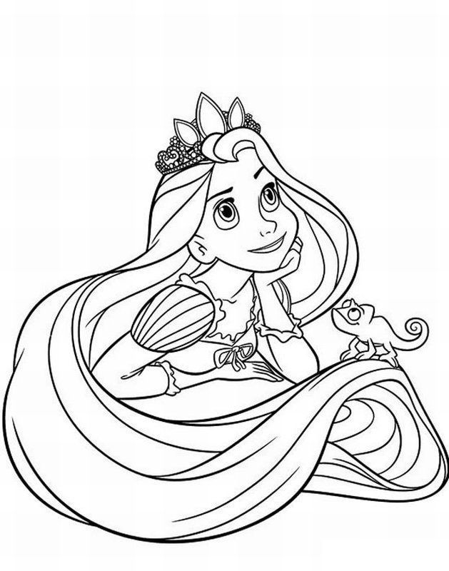 160+ Rapunzel Coloring Pages: Let Your Imagination Flow 94