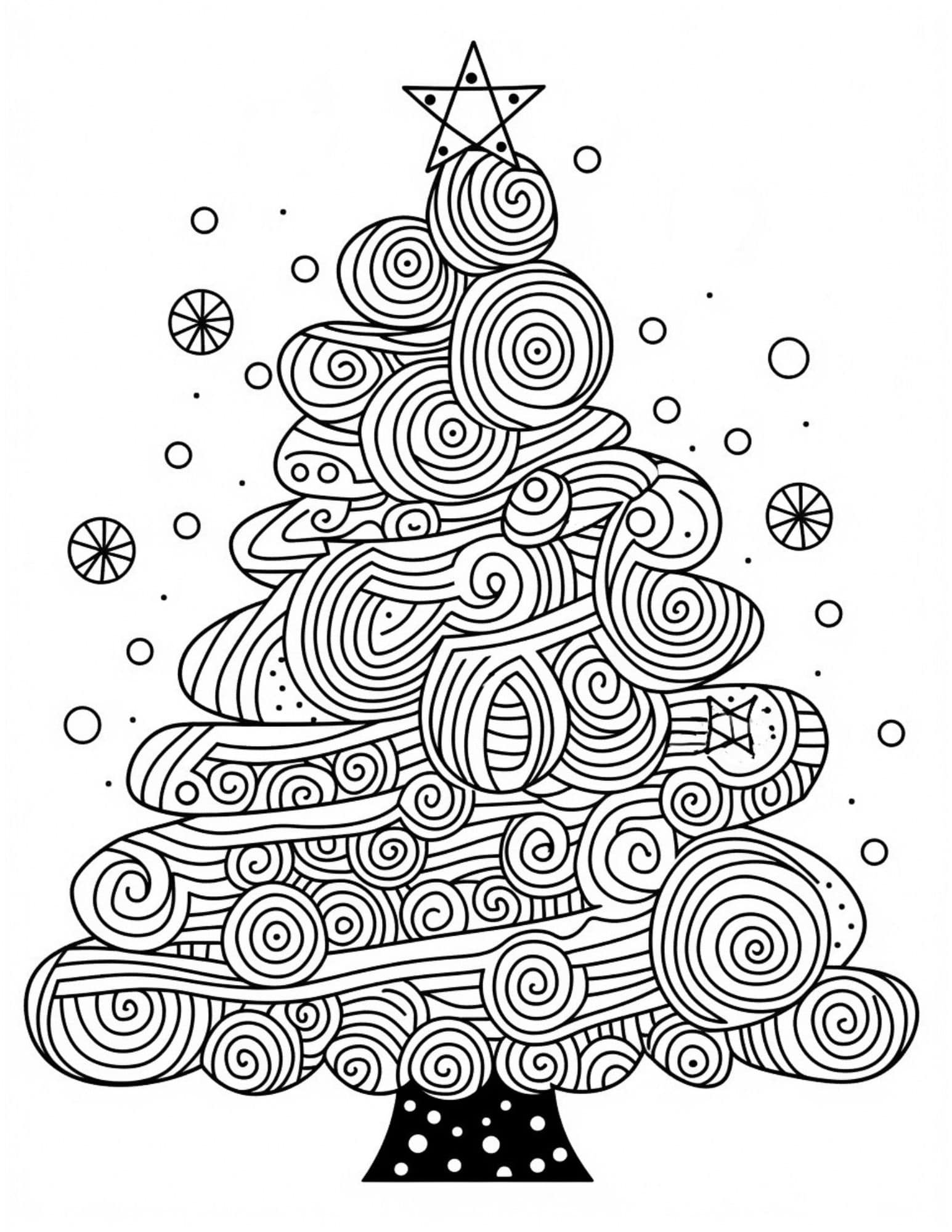 160 Tree Coloring Pages: Explore Nature's Palette 10