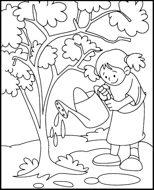 160 Tree Coloring Pages: Explore Nature's Palette 103