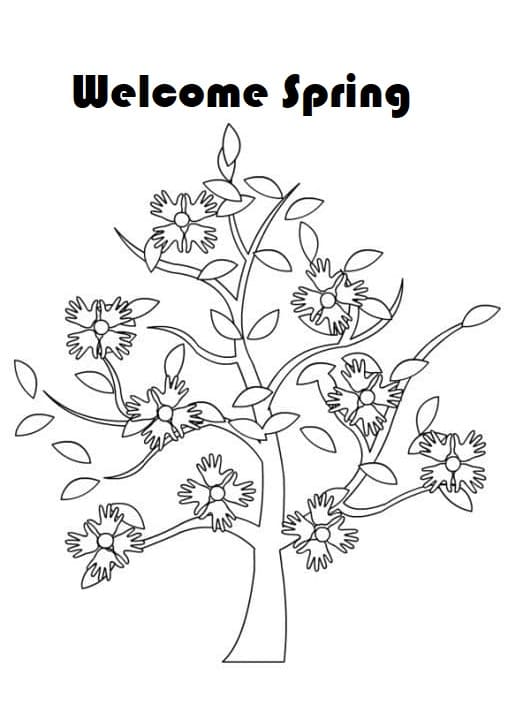 160 Tree Coloring Pages: Explore Nature's Palette 110