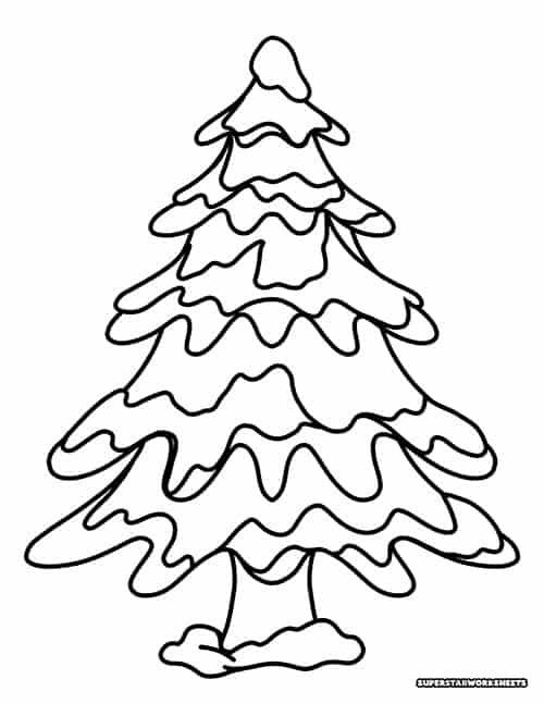 160 Tree Coloring Pages: Explore Nature's Palette 116