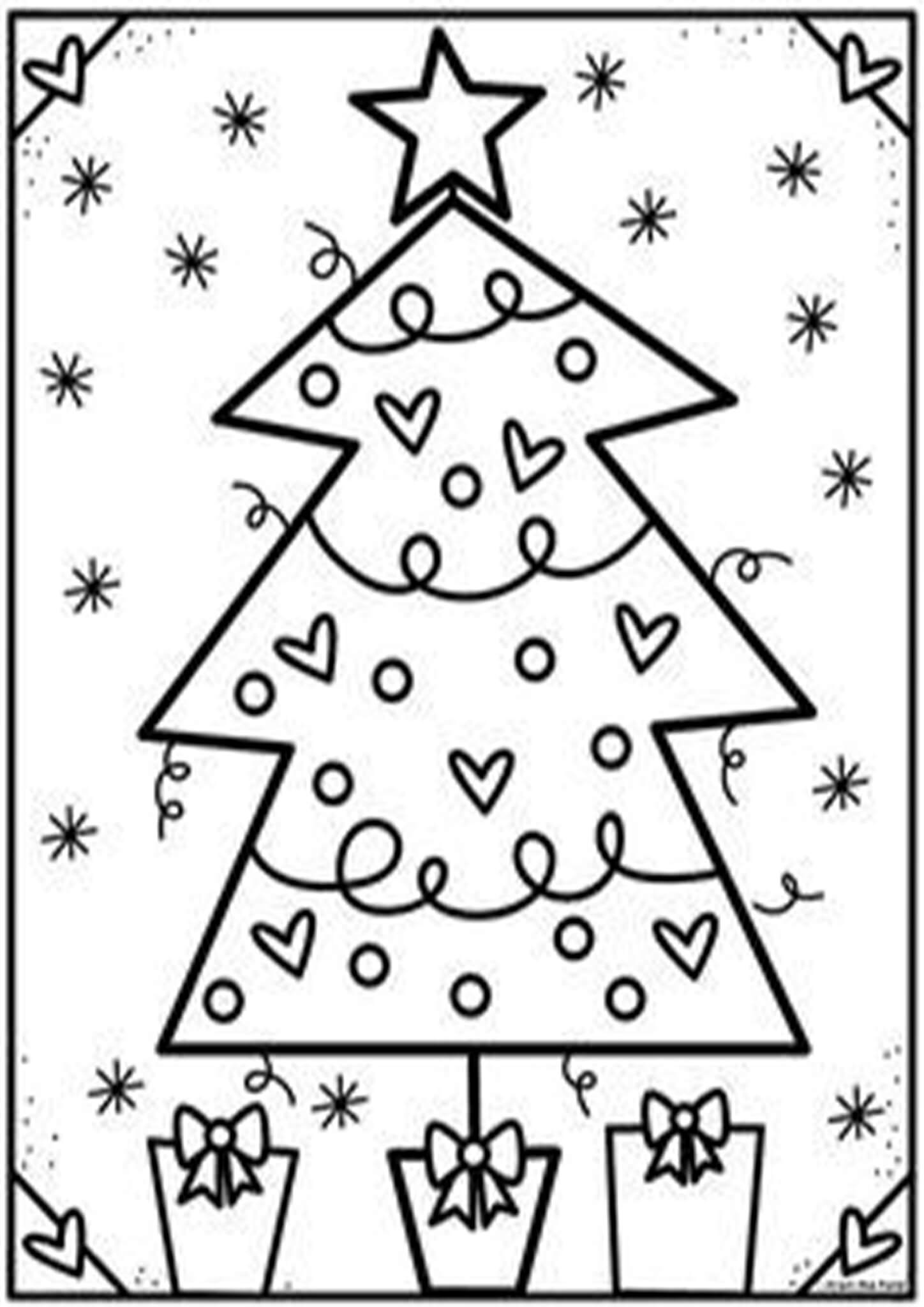 160 Tree Coloring Pages: Explore Nature's Palette 12