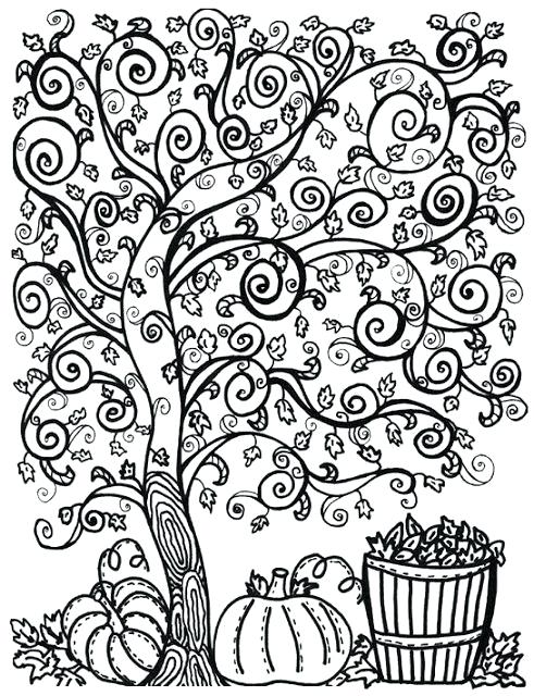 160 Tree Coloring Pages: Explore Nature's Palette 120