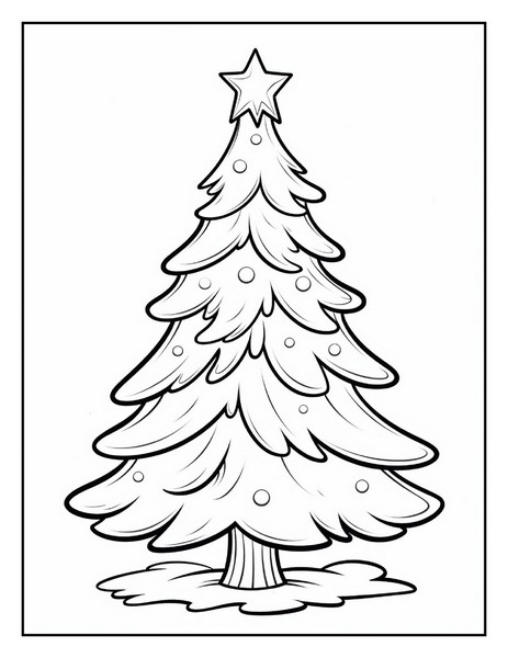 160 Tree Coloring Pages: Explore Nature's Palette 125