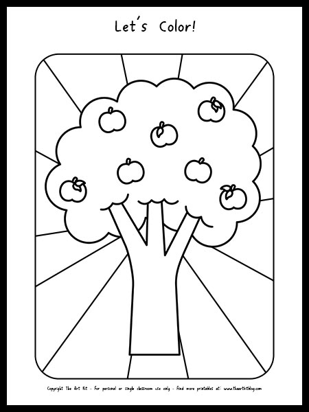 160 Tree Coloring Pages: Explore Nature's Palette 128