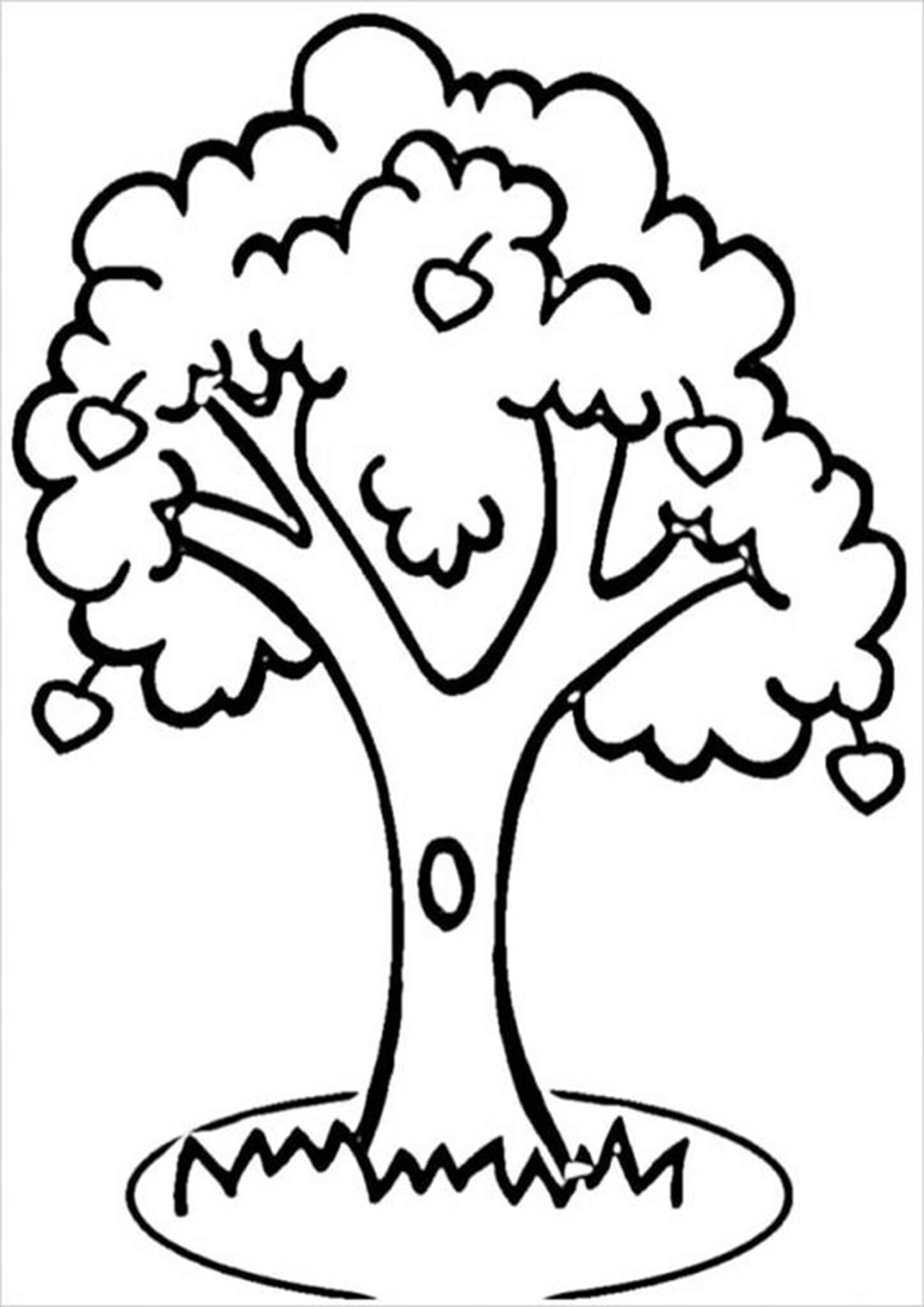 160 Tree Coloring Pages: Explore Nature's Palette 13