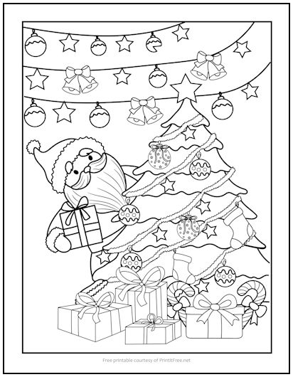 160 Tree Coloring Pages: Explore Nature's Palette 137