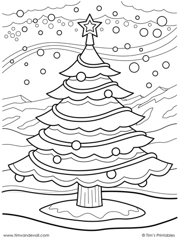 160 Tree Coloring Pages: Explore Nature's Palette 145