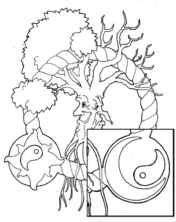 160 Tree Coloring Pages: Explore Nature's Palette 147