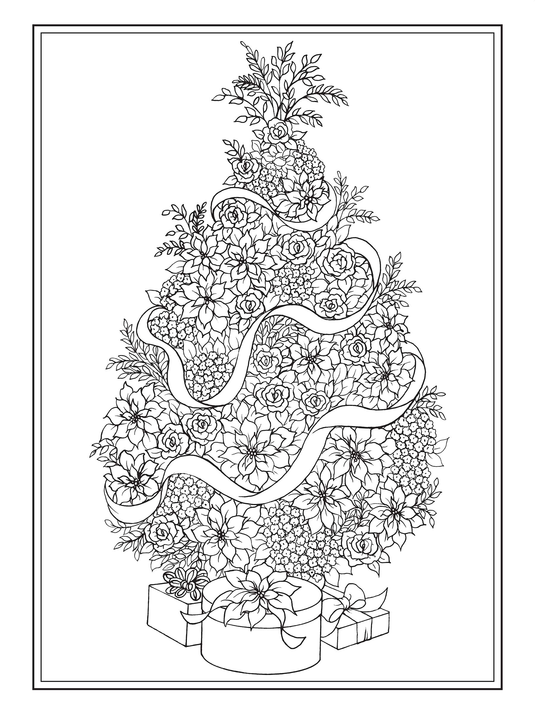 160 Tree Coloring Pages: Explore Nature's Palette 155