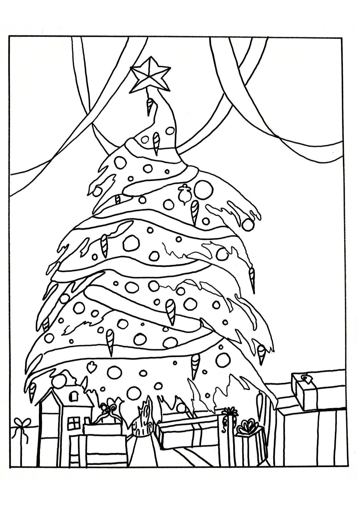 160 Tree Coloring Pages: Explore Nature's Palette 18