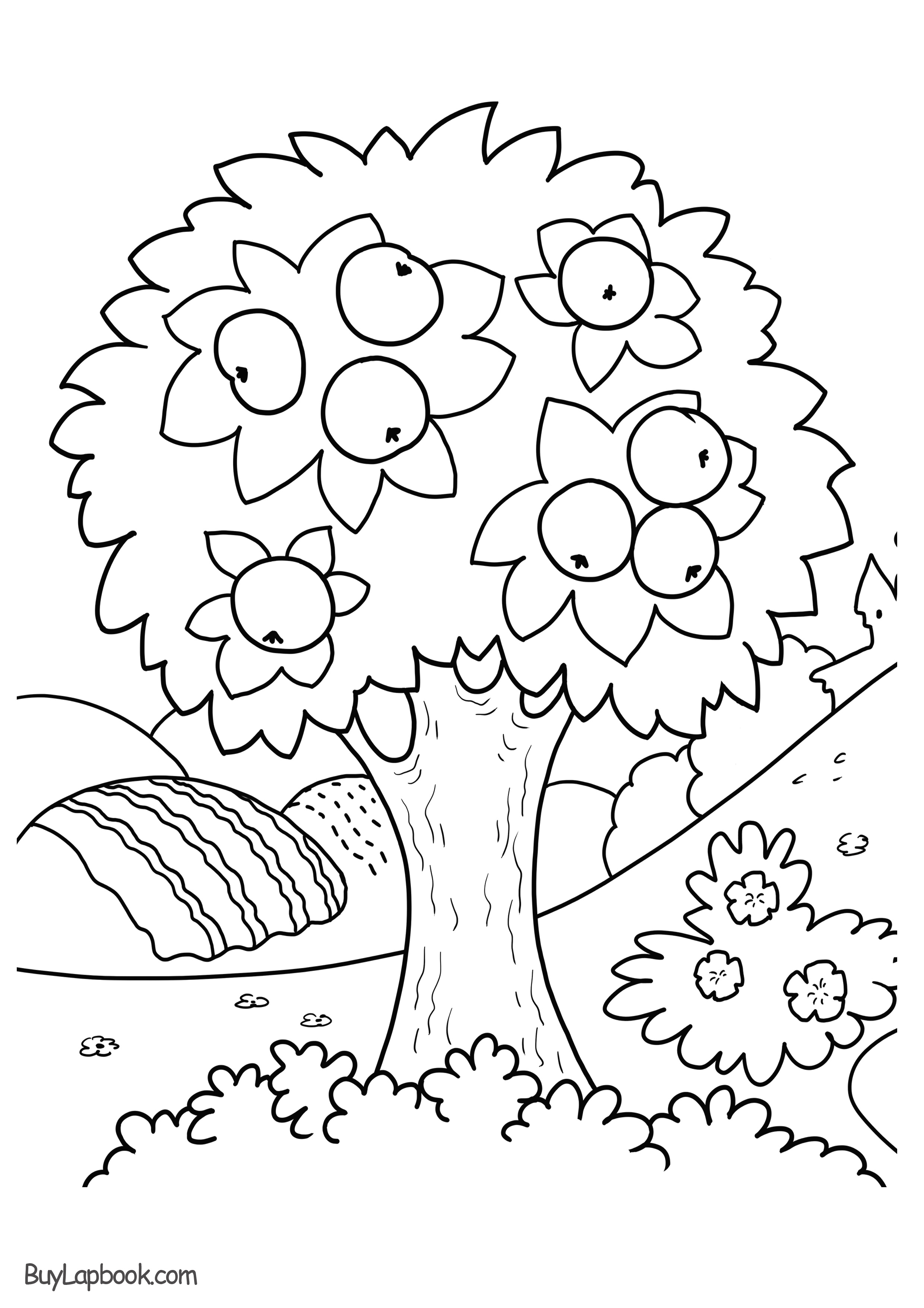 160 Tree Coloring Pages: Explore Nature's Palette 3