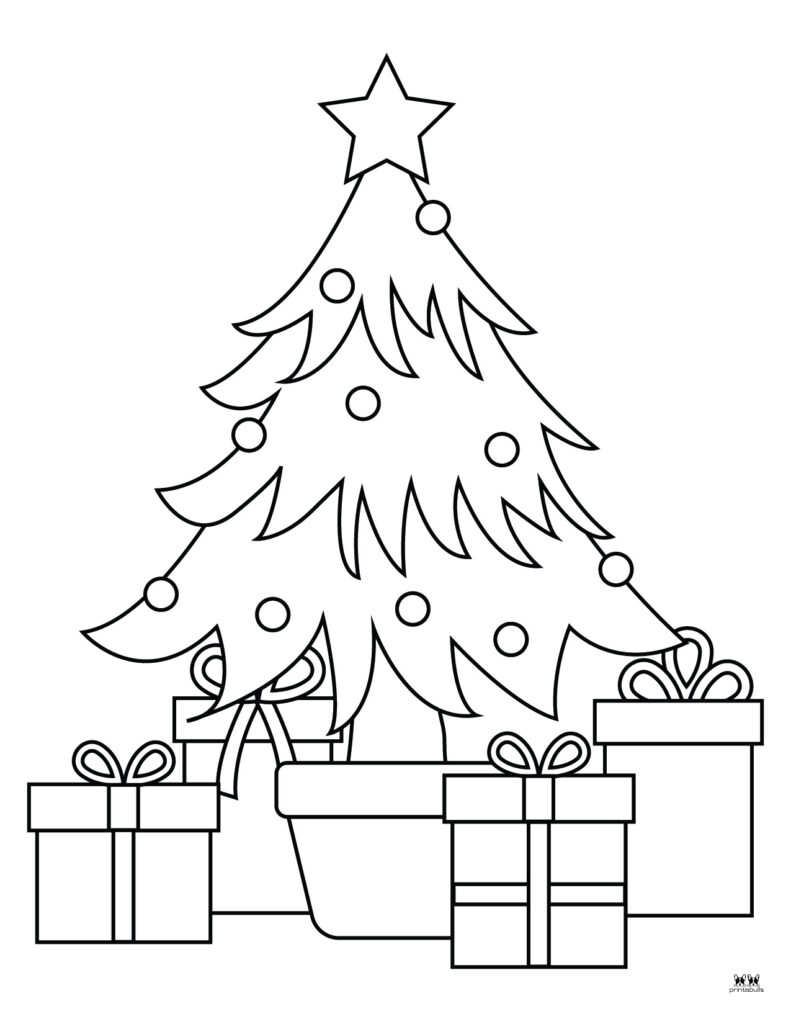 160 Tree Coloring Pages: Explore Nature's Palette 51