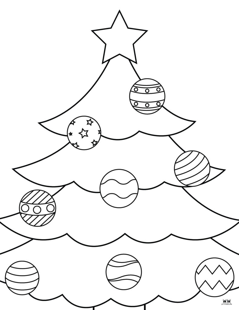 160 Tree Coloring Pages: Explore Nature's Palette 52