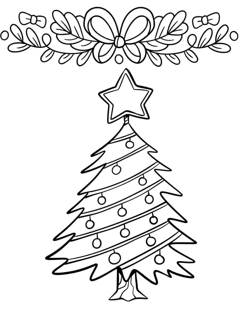 160 Tree Coloring Pages: Explore Nature's Palette 57