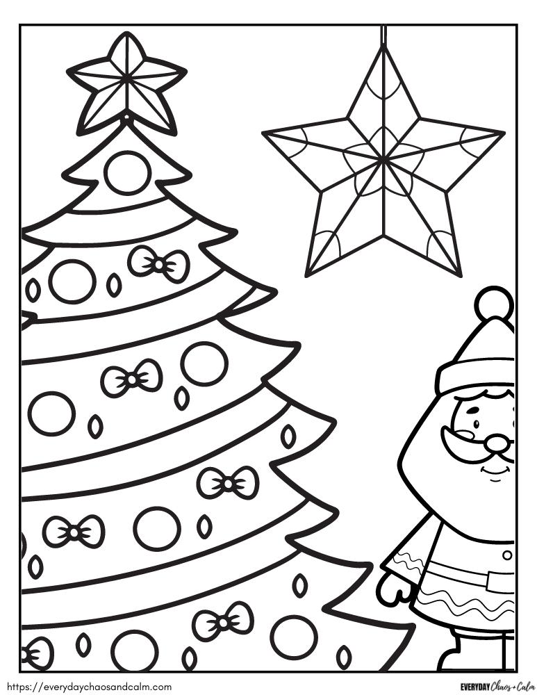 160 Tree Coloring Pages: Explore Nature's Palette 59