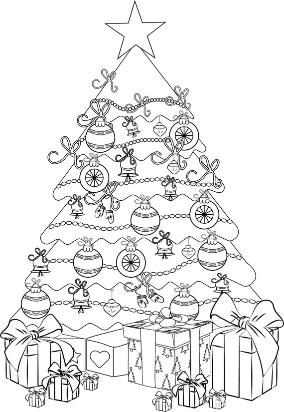 160 Tree Coloring Pages: Explore Nature's Palette 97