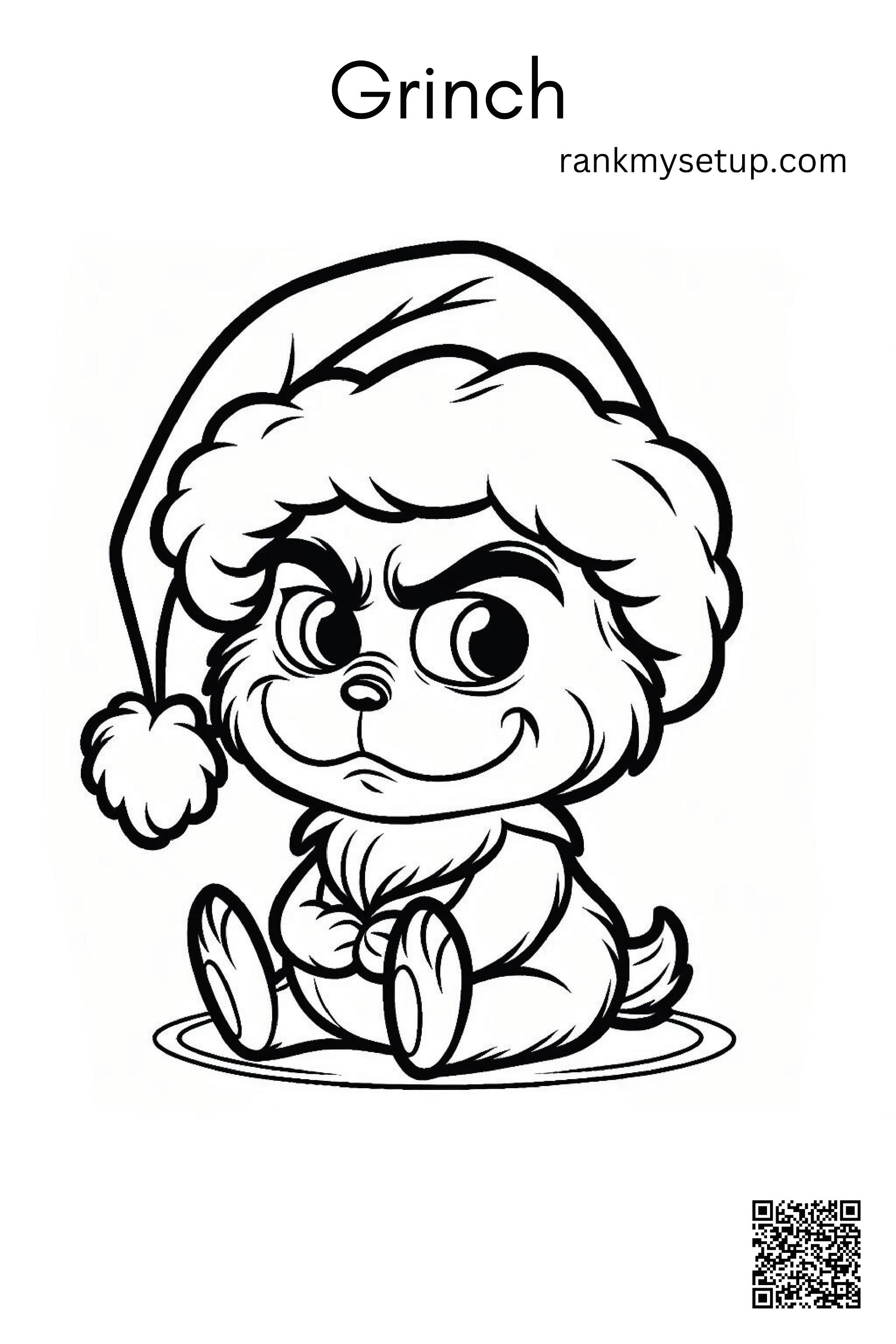 170+ Coloring Pages Grinch: Get Festive with the Mean One 10