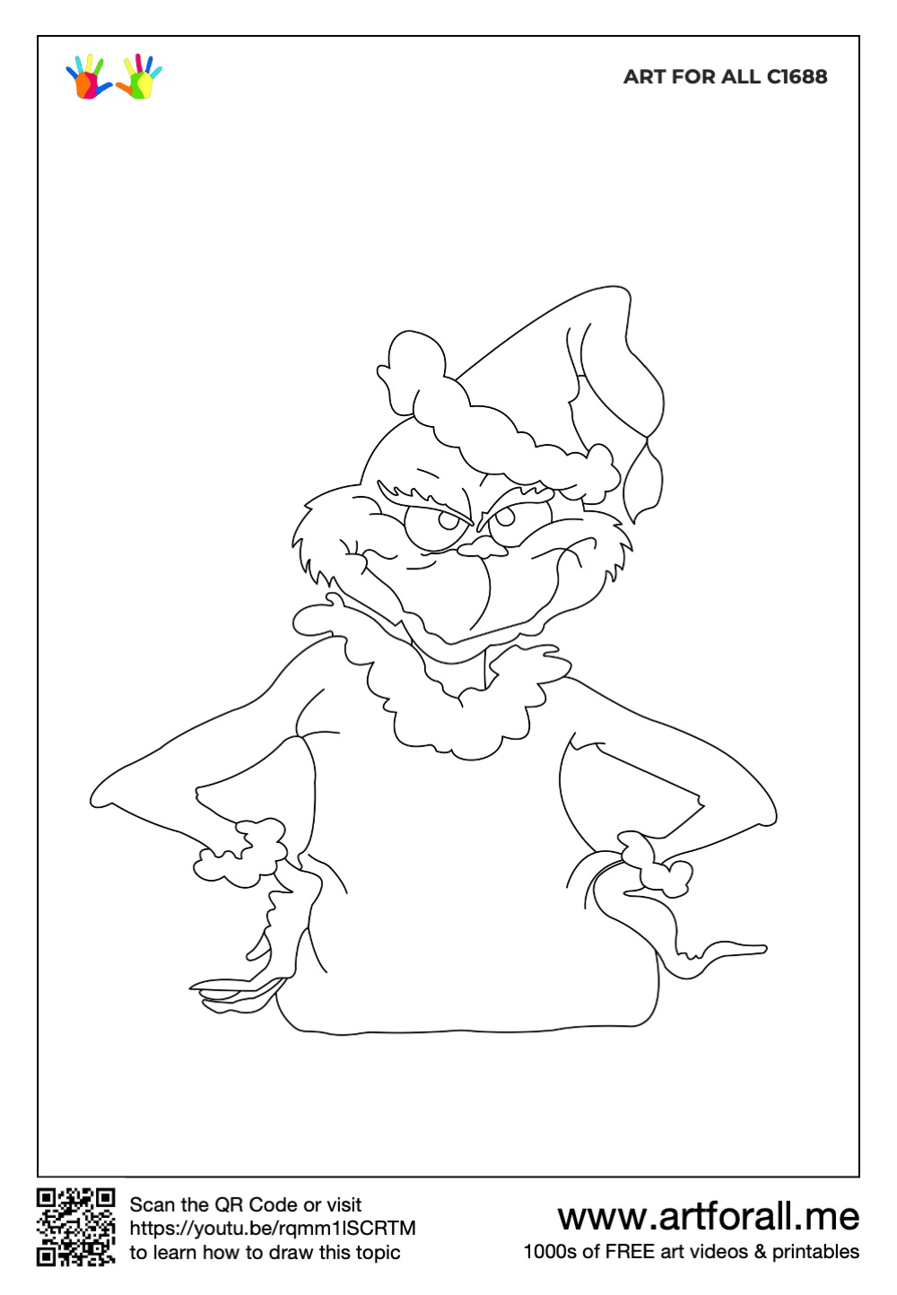 170+ Coloring Pages Grinch: Get Festive with the Mean One 101