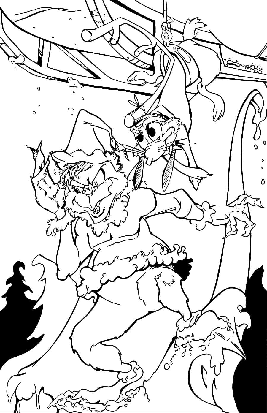 170+ Coloring Pages Grinch: Get Festive with the Mean One 114