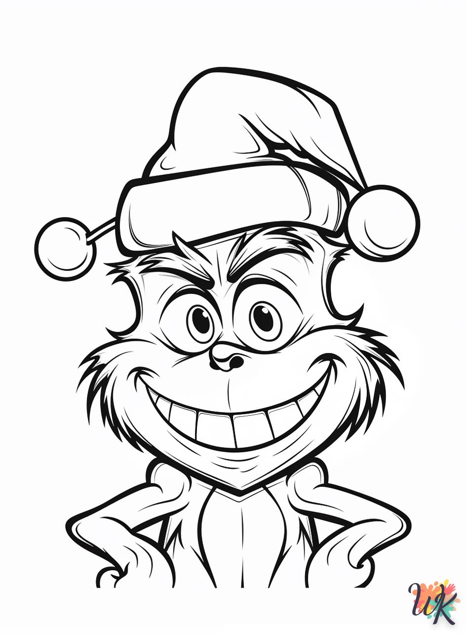 170+ Coloring Pages Grinch: Get Festive with the Mean One 115