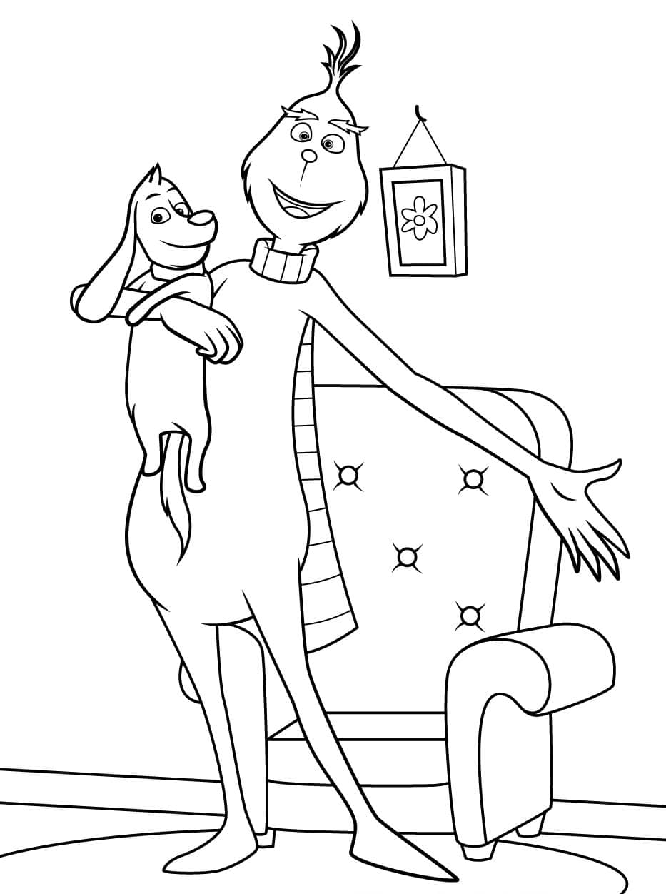 170+ Coloring Pages Grinch: Get Festive with the Mean One 116