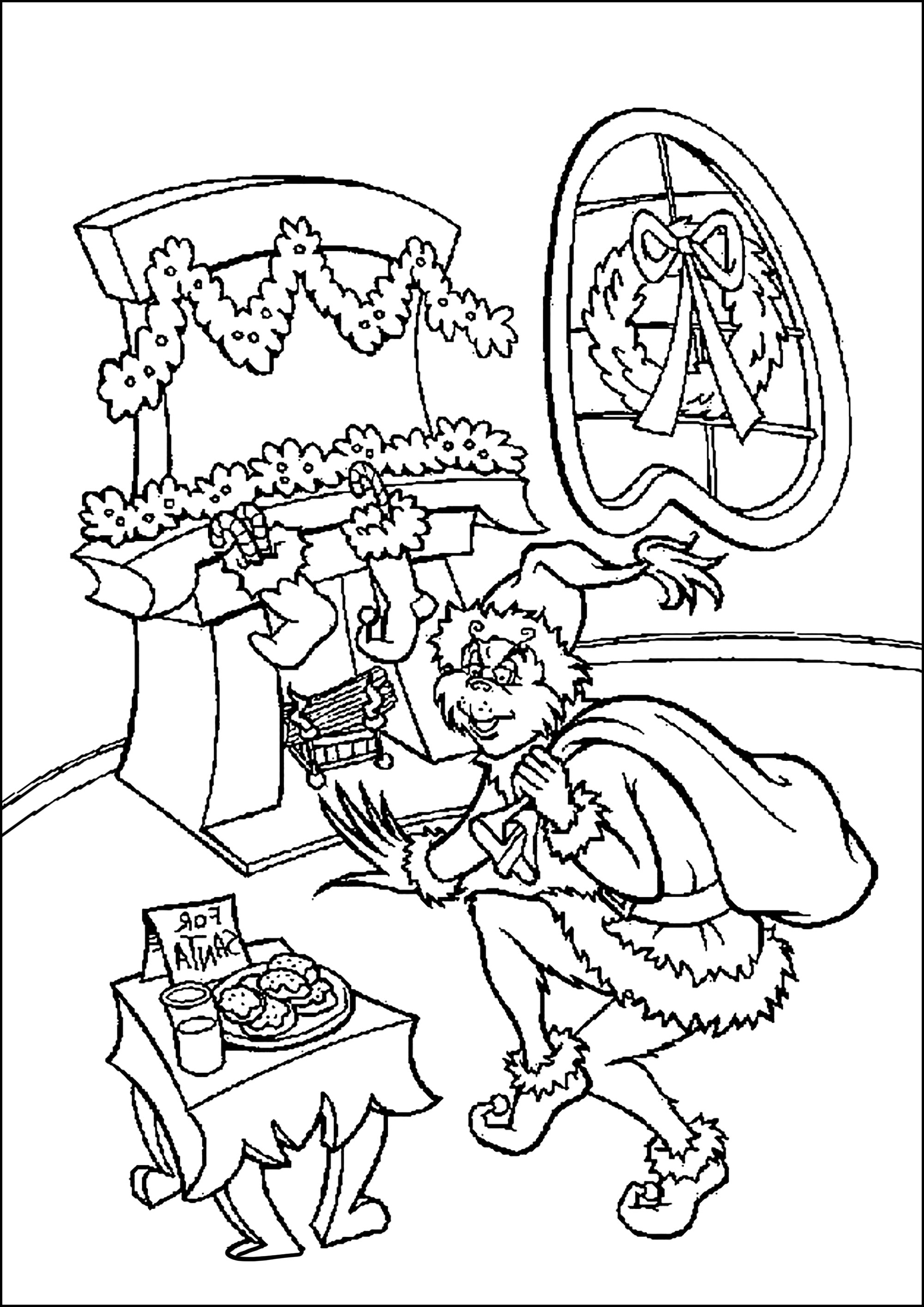 170+ Coloring Pages Grinch: Get Festive with the Mean One 12