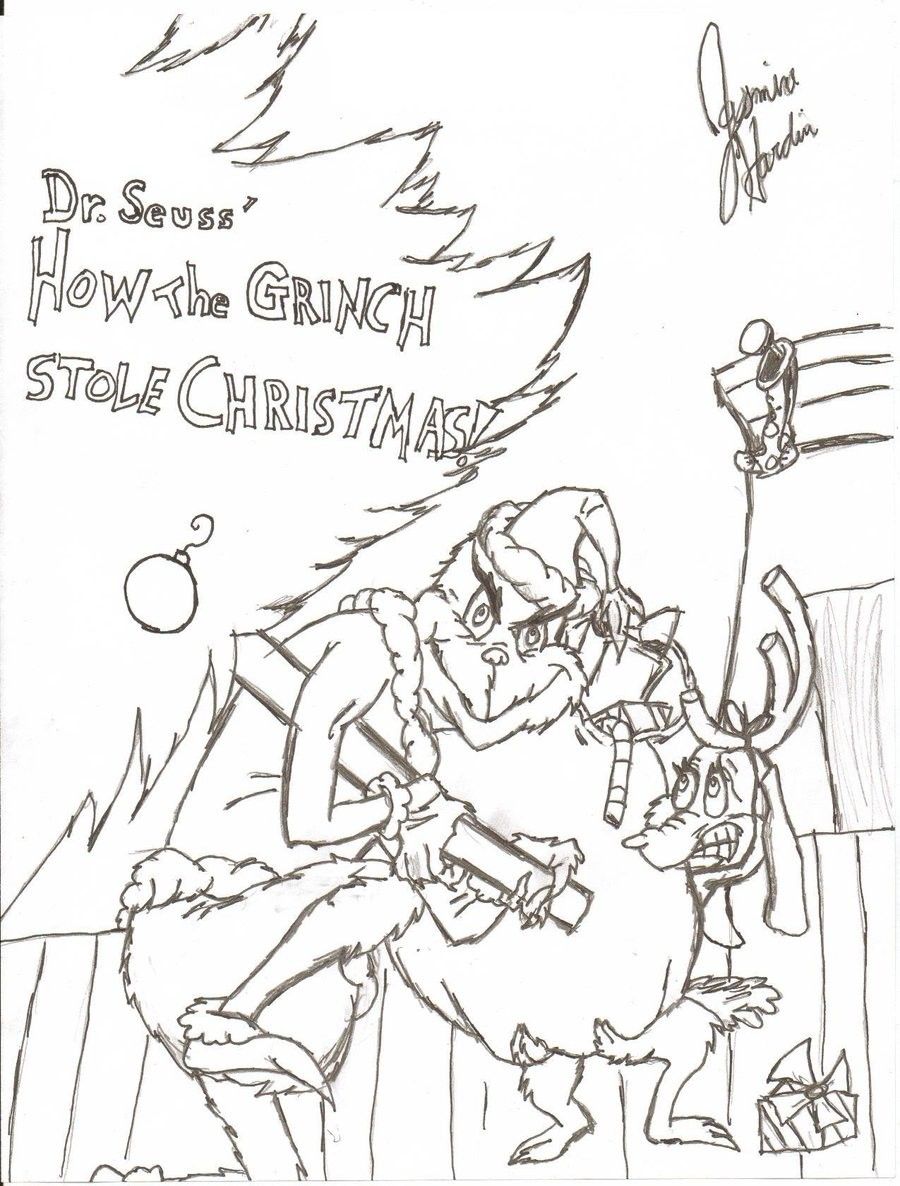 170+ Coloring Pages Grinch: Get Festive with the Mean One 120